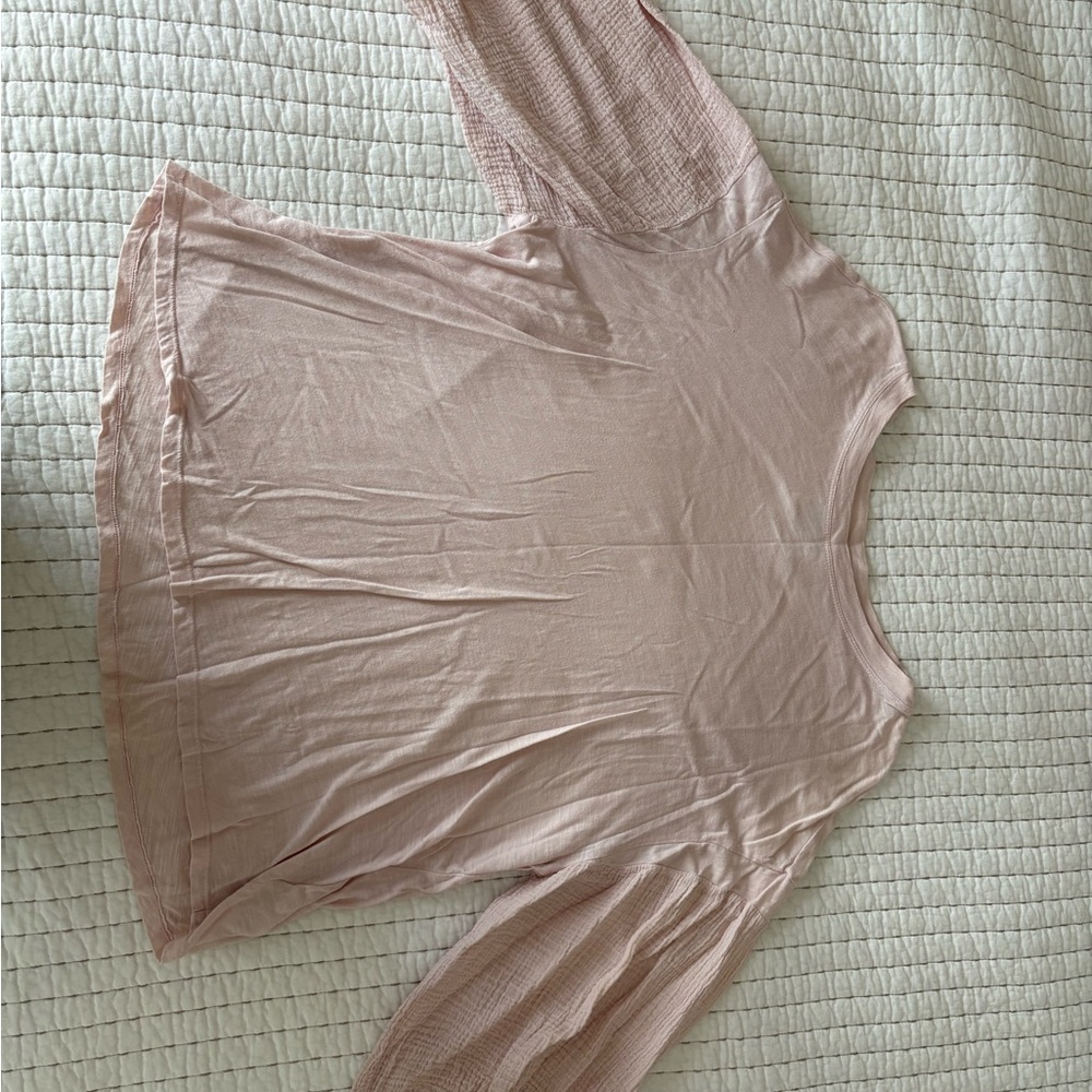 Anthropologie Blush Pink Top